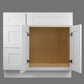VDB3621L Shaker Style Vanity Sink 3-Drawer Cabinets Left Side Drawer 36"Wx34-1/2"Hx21"D