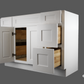 VDB4821 Shaker Style Cabinet Vanity Sink Base 48"Wx34-1/2"Hx21"D