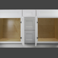 VDB6021-2S Shaker Style Cabinet Vanity Double Sink 60"Wx34-1/2"Hx21"D