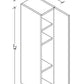 W0942 Wall Cabinet 9"Wx42"Hx12"D