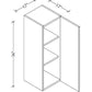 W1236 Wall Cabinet 12"Wx36"Hx12"D