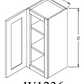 W1236 Shaker Style Wall Cabinet 12"Wx36"Hx12"D
