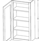 W1542GD Shaker Style Wall Cabinet With Glass Door 15"Wx42"Hx12"D