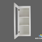 W1542GD Shaker Style Wall Cabinet With Glass Door 15"Wx42"Hx12"D