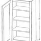 W1542 Shaker Style Wall Cabinet 15"Wx42"Hx12"D