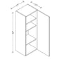 W1542 Wall Cabinet 15"Wx42"Hx12"D