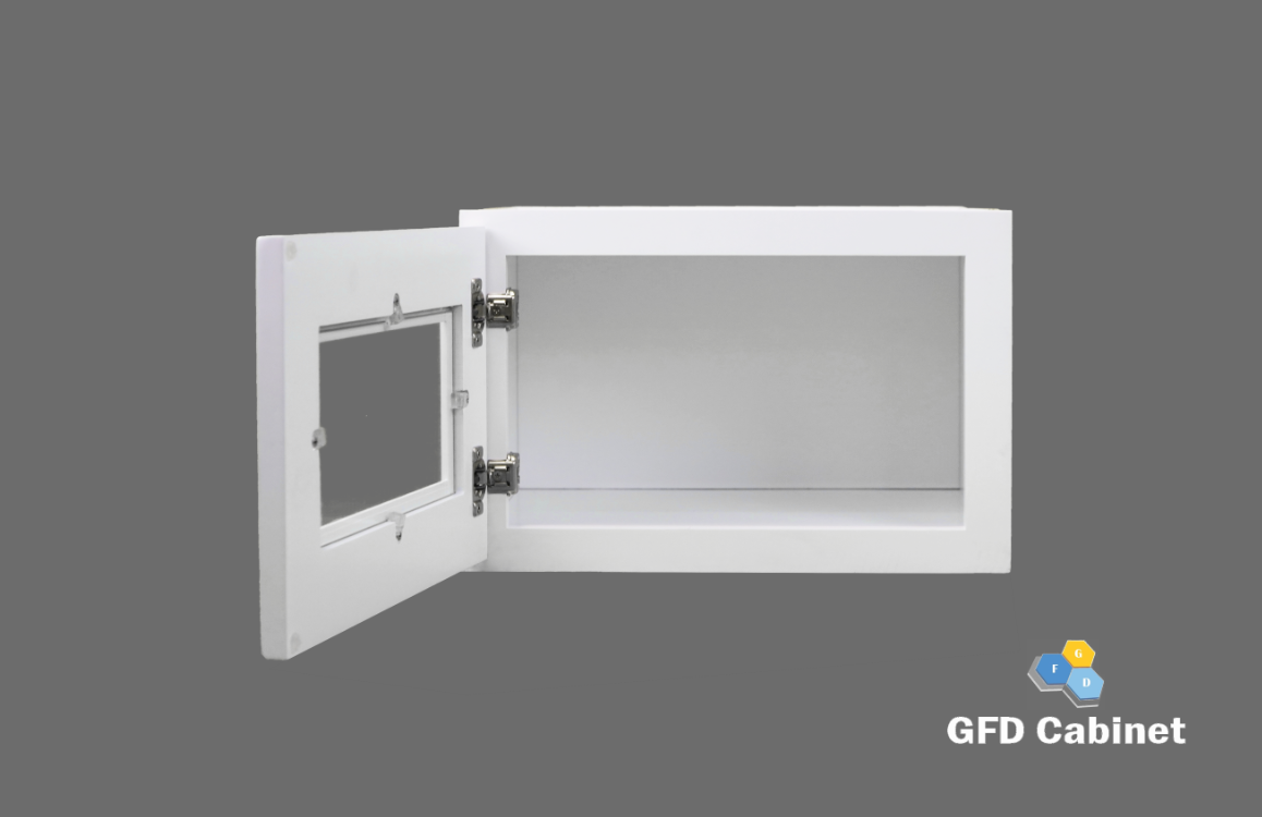 W2112GD Shaker Style Wall Cabinet With Glass Door 21"Wx12"Hx12"D