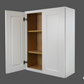 W2430 Shaker Style Wall Cabinet 24"Wx30"Hx12"D