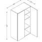 W2442 Wall Cabinet 24"Wx42"Hx12"D