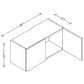 W3015 Wall Cabinet 30"Wx15"Hx12"D