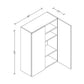 W3042 Wall Cabinet 30"Wx42"Hx12"D