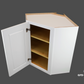 WDC2436 Shaker Style Wall Diagonal Corner Cabinet 24"Wx36"Hx12"D