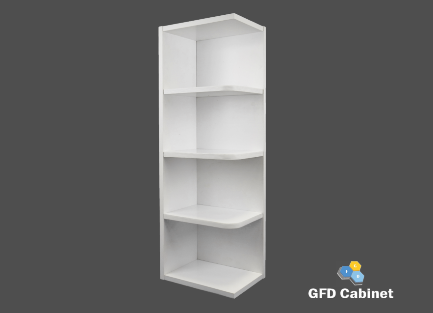 WES0942 Shaker Style Wall Cabinet Wall End Shelf 9"Wx42"Hx12"D