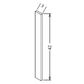 WF342 Shaker Style Cabinet Wall Filler 3"Wx42"H