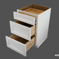 3DB36 Shaker 3-Drawer Base Cabinet 36"Wx34-1/2"Hx24"D