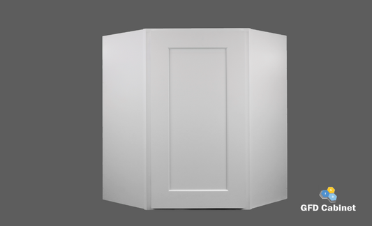 WDC2442 Shaker Style Wall Diagonal Corner Cabinet 24"Wx42"Hx12"D