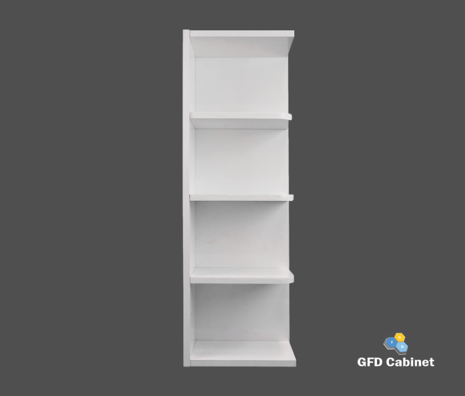 WES0930 Shaker Style Wall Cabinet Wall End Shelf 9"Wx30"Hx12"D