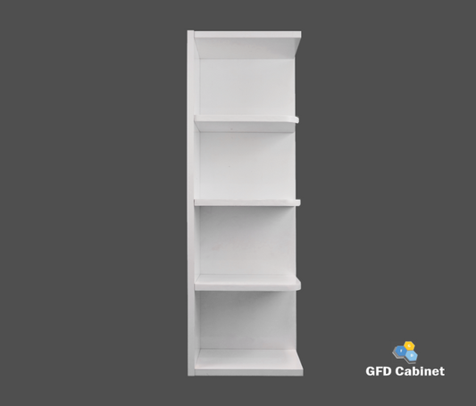 WES0942 Shaker Style Wall Cabinet Wall End Shelf 9"Wx42"Hx12"D