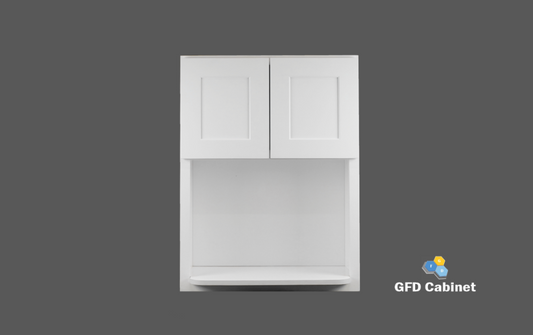 WMC2742 Shaker Style Wall Microwave Cabinet 27"Wx42"Hx12"D