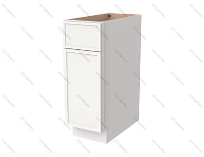 B12 Slim Shaker Base Cabinet 12"Wx34-1/2"Hx24"D