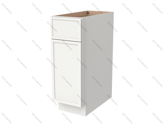 B12 Slim Shaker Base Cabinet 12"Wx34-1/2"Hx24"D