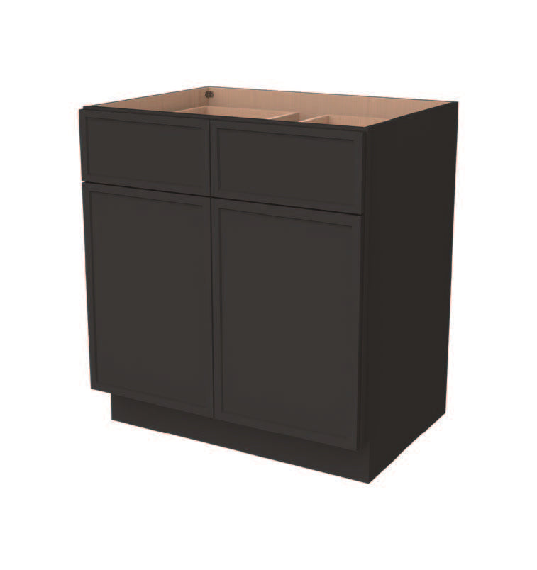 GFD Cabinetry Black Slim Shaker Color